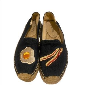 Anthropologie Eggs and Bacon Brunch Espadrilles